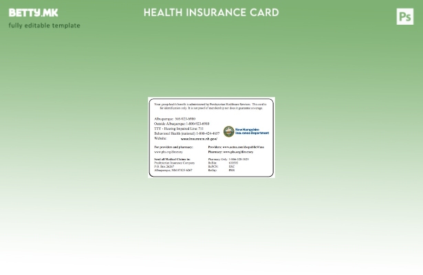 Модерен стил Шаблон за здравствено осигурување во Њу Хемпшир